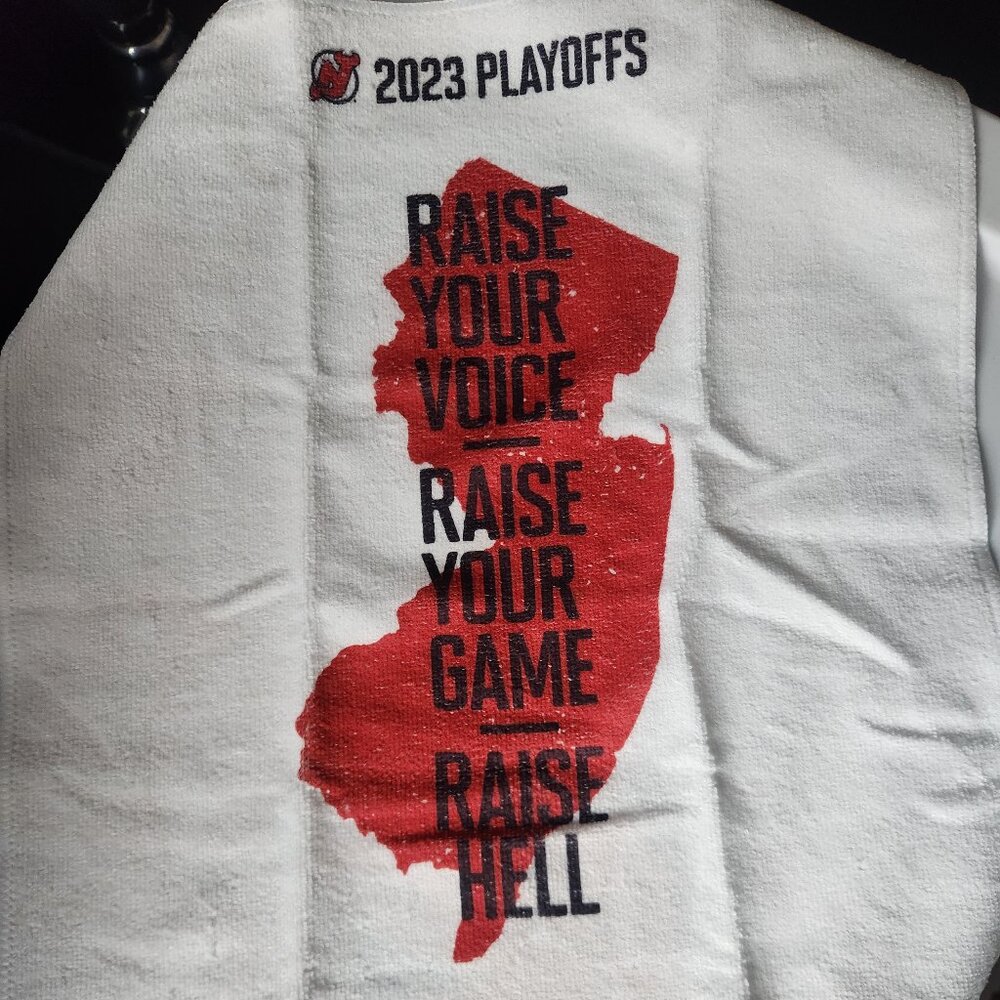 New Jersey Devils 2023 Playoffs rally towel
